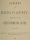 [Gutenberg 46734] • Scraps of Biography / Tenth Book of the Faith-Promoting Series. Designed for the Instruction and Encouragement of Young Latter-day Saints